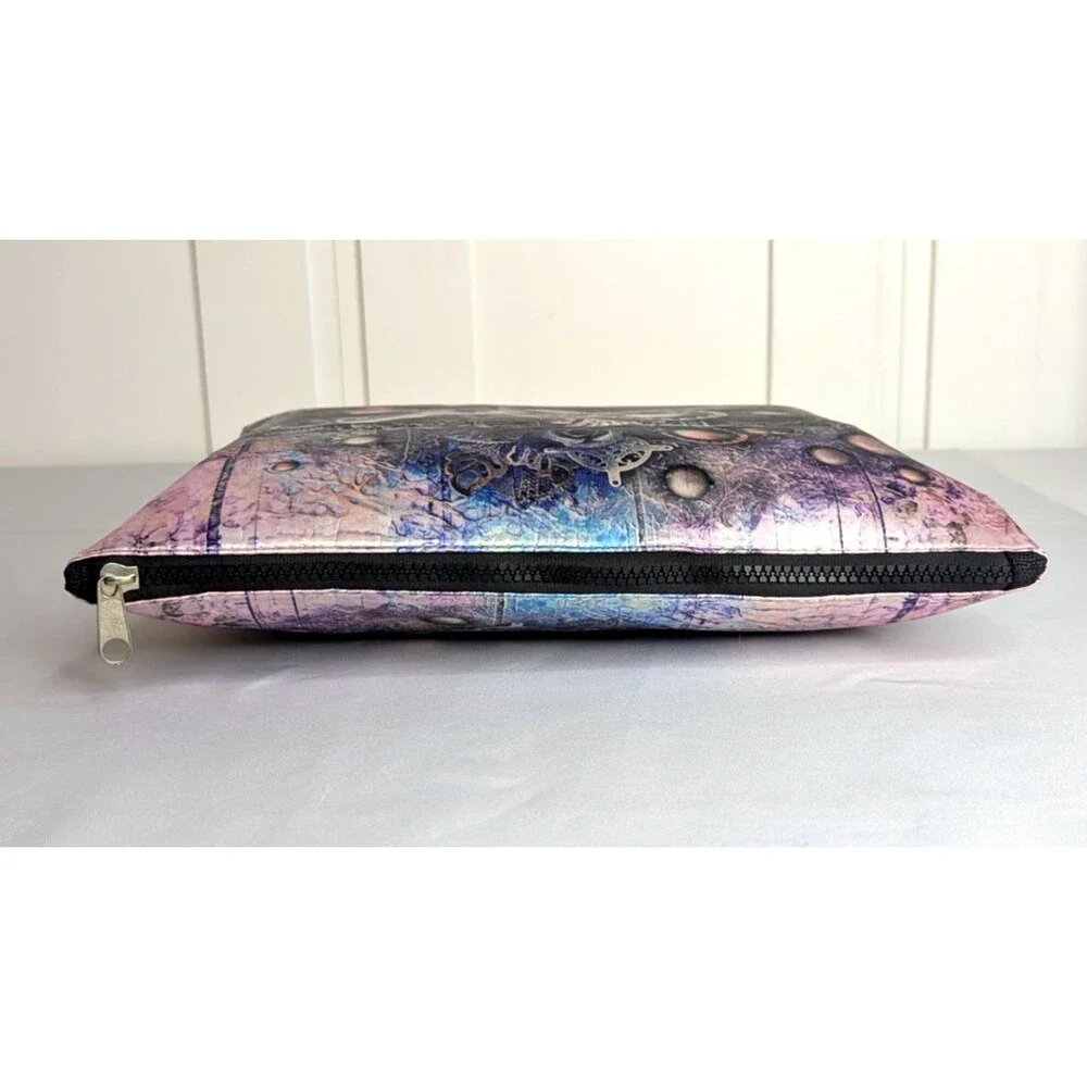 Prima Marketing Large Art Pouch - Multicolor SteamPunk Style, Zipper